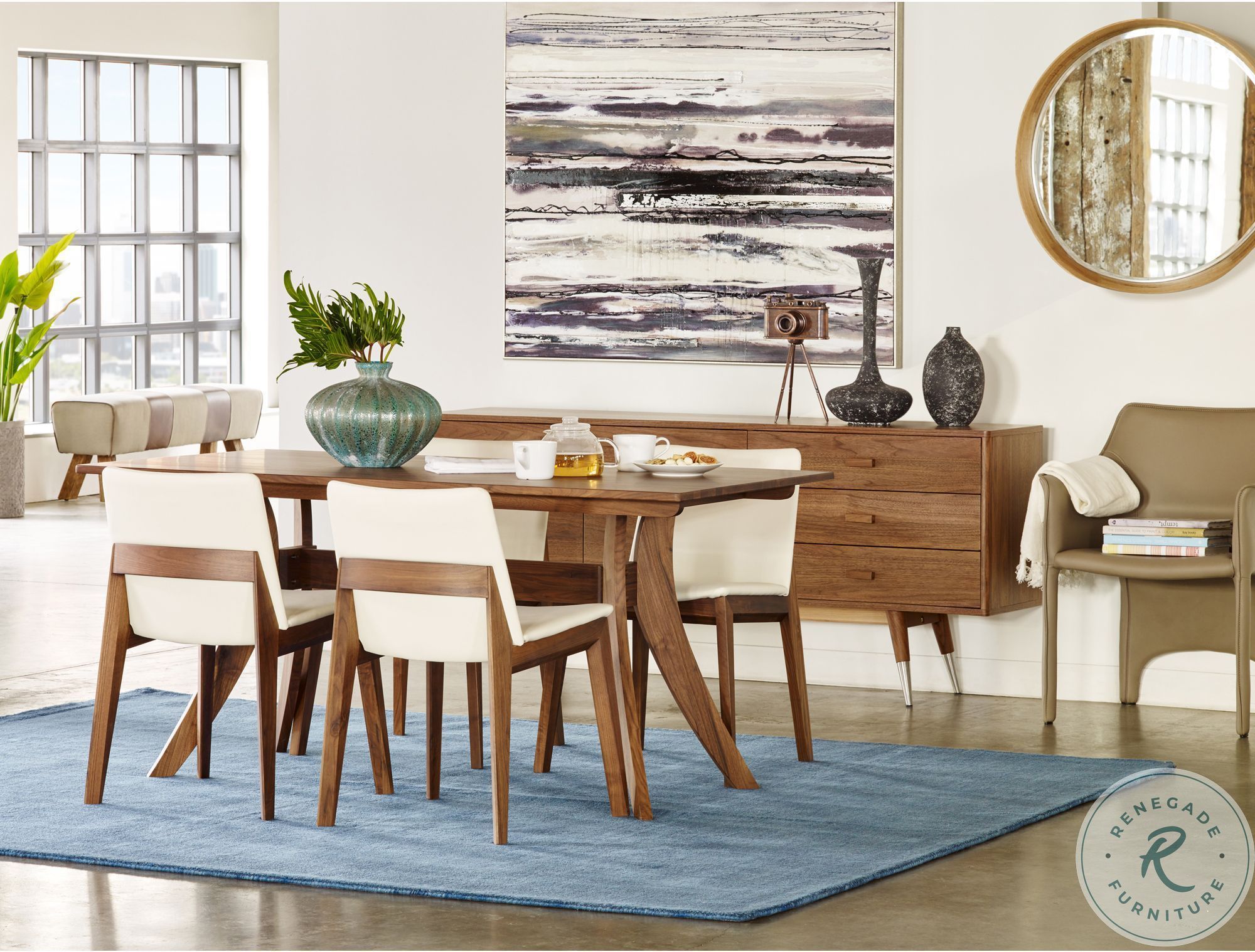 “Florence Natural Dining Room Set – Elegant, Durable, Comfortable