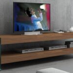 Elm Walnut TV Stand – Stylish and Functional Media Center