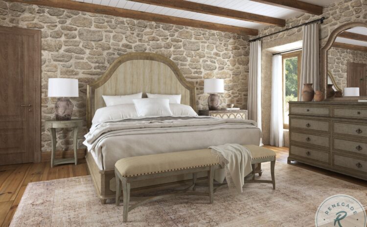 Alfresco Sorrento And Light Tusk Lauro Queen Panel Headboard2