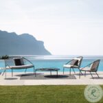 Aria Outdoor Sofa & Chair Set – Gray Finish