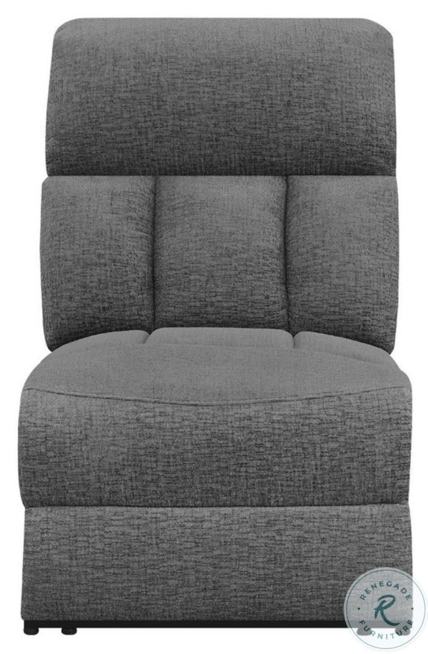 Bahrain Charcoal Power Reclining 3 Seater Home Theater6