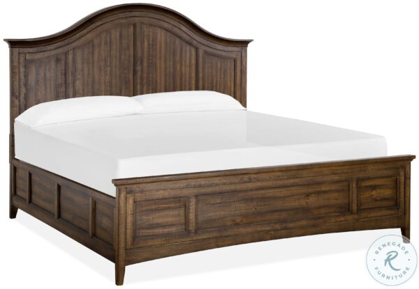 Bay Creek Toasted Nutmeg King Arched Bed2 scaled