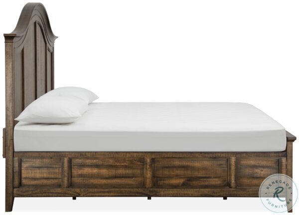 Bay Creek Toasted Nutmeg King Arched Bed5 scaled