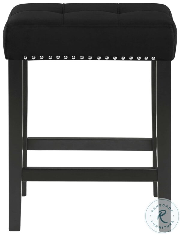 Celeste Espresso 4 Piece Theater Bar Table Set With Black Stools7 scaled