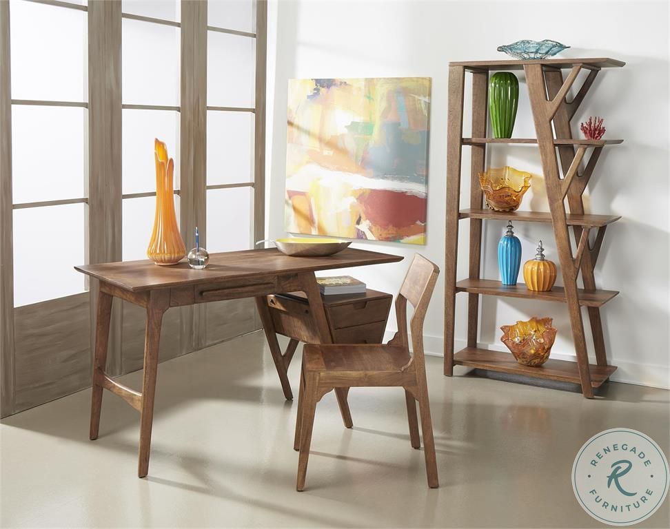 Knoll Brown Vinegar Home Office Set | Stylish & Functional Workspace