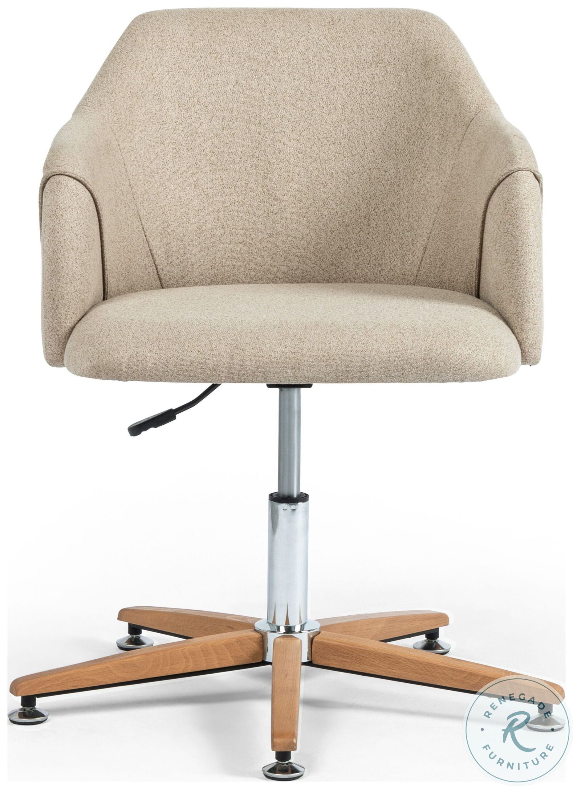 Edna Fedora Oatmeal Desk Chair2 scaled