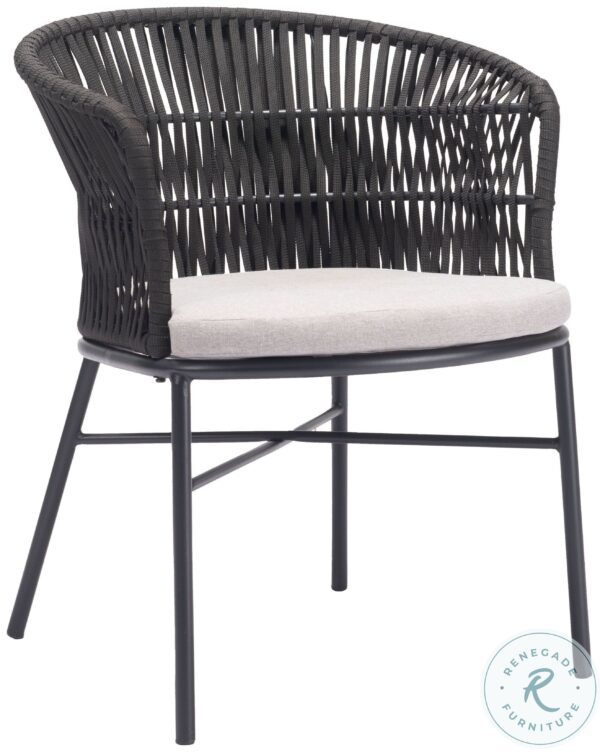 Freycinet Black Outdoor Dining Chair1 scaled