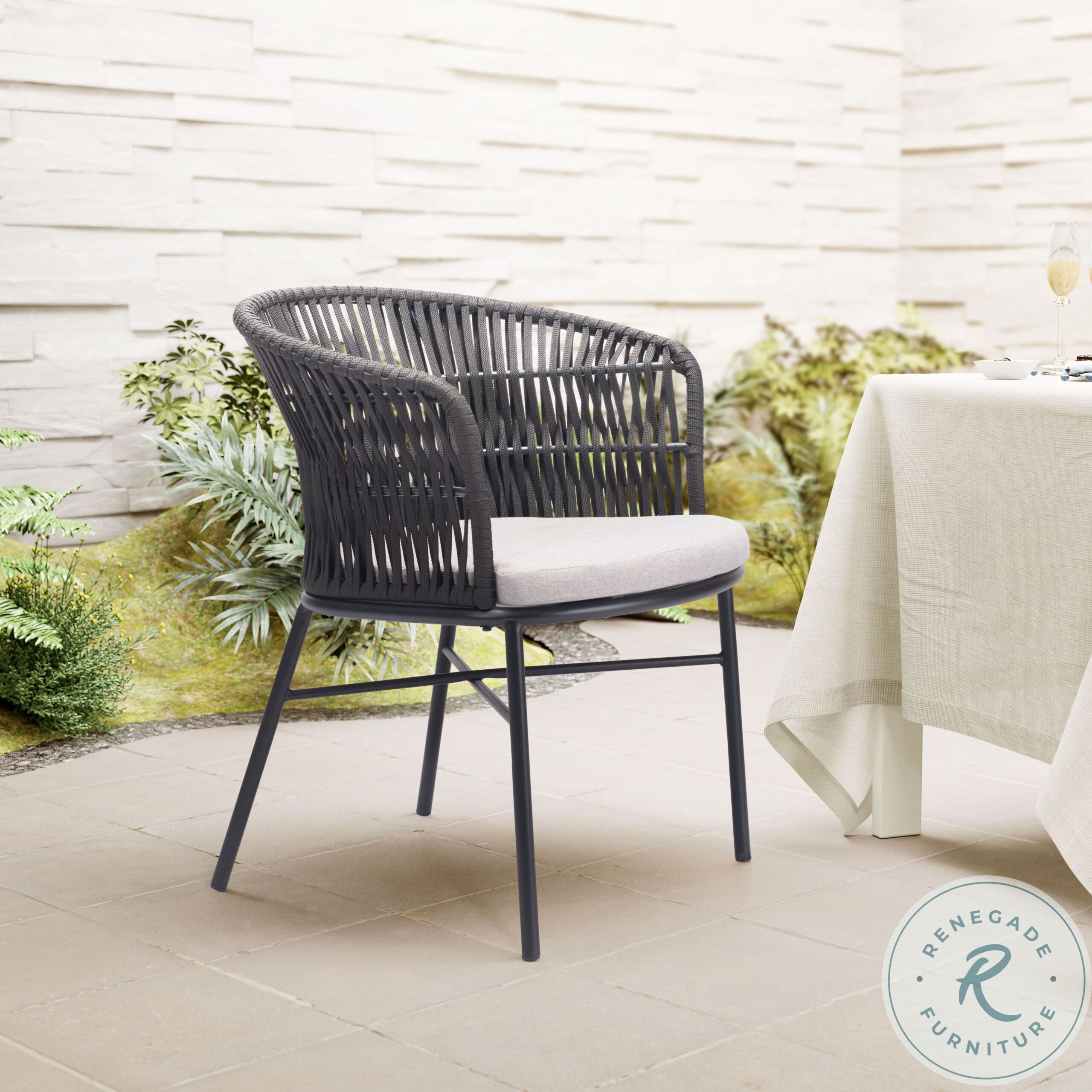 Freycinet Black Outdoor Dining Chair2 scaled