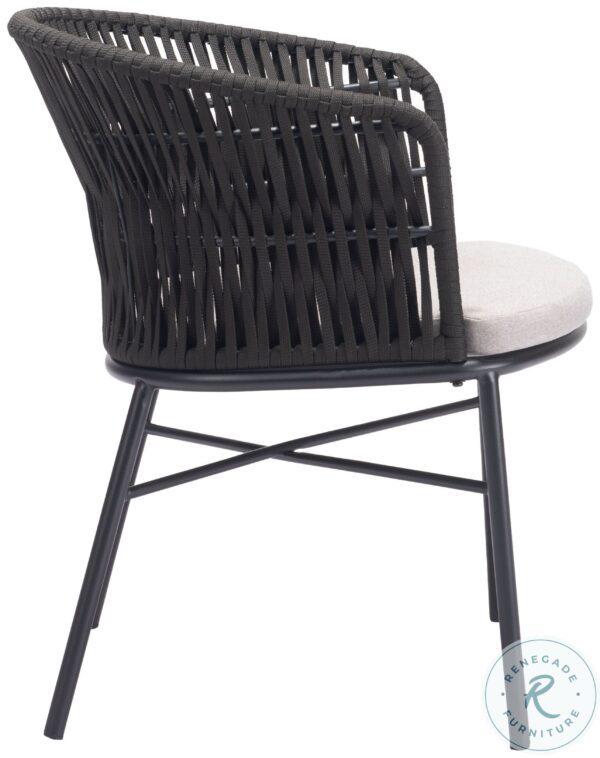 Freycinet Black Outdoor Dining Chair4 scaled