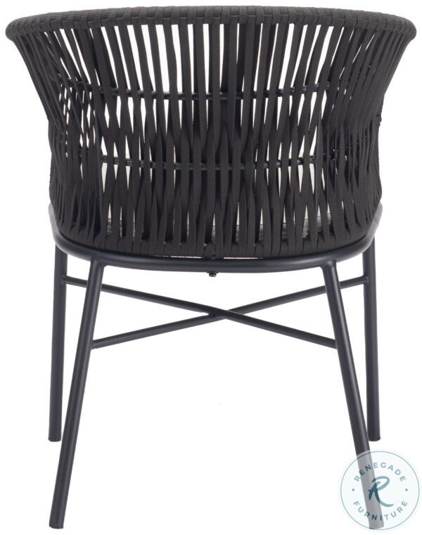 Freycinet Black Outdoor Dining Chair5 scaled