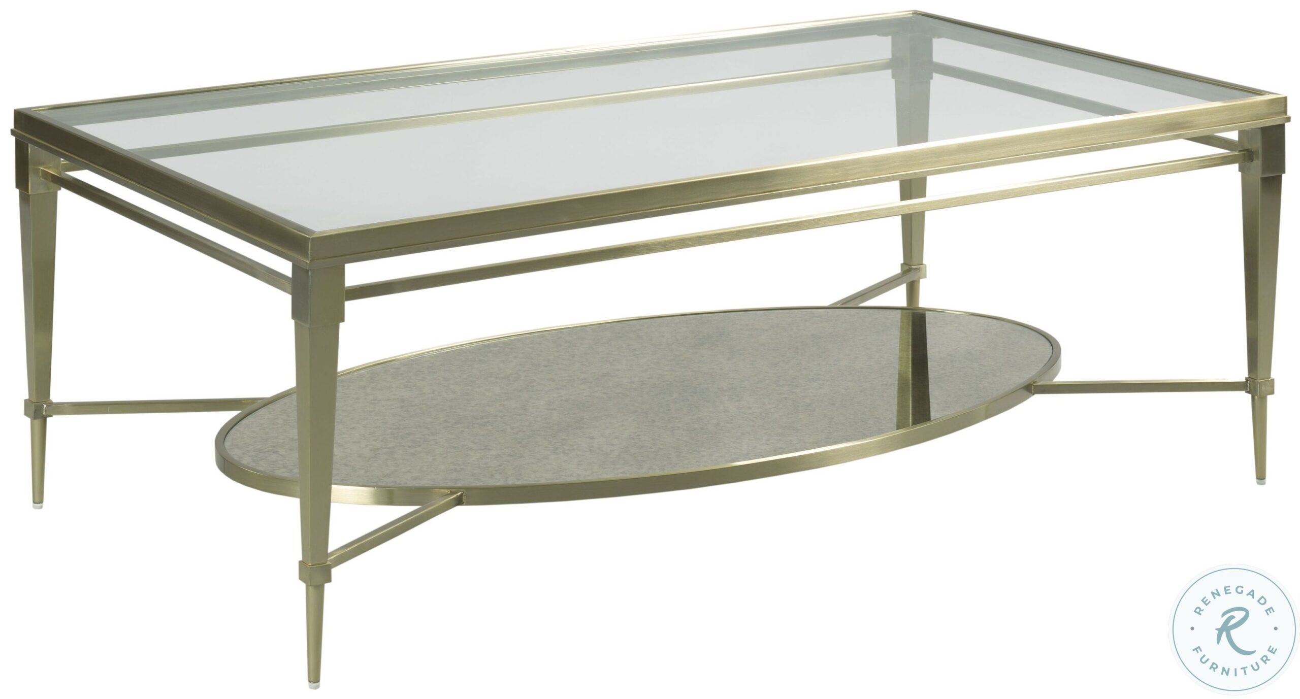 Galerie Champagne Rectangular Coffee Table