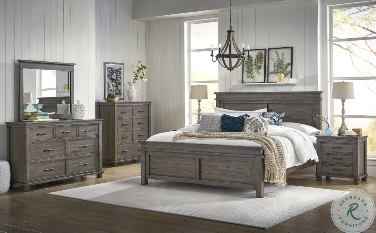 Glacier Point Greystone Panel Bedroom Set1