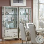 Hollywood Loft Frost Curio Cabinet