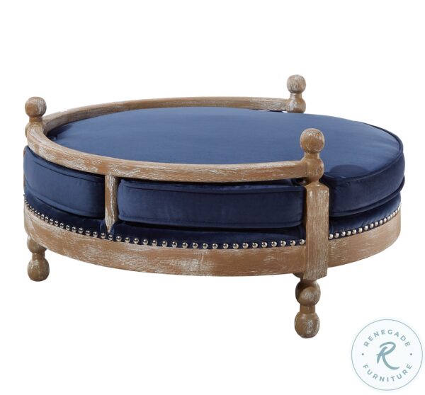 Hound Navy Pet Bed1 scaled