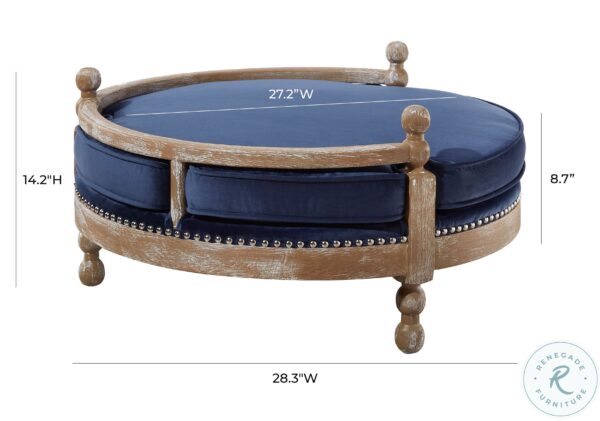 Hound Navy Pet Bed3 scaled