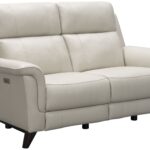 Kester Laurel Cream Power Reclining Loveseat with USB Port and Power Headrests