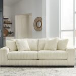 Lindyn Ivory Modular Loveseat – Plush, Stylish Cord Upholstery