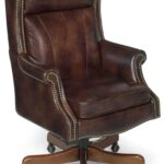 Merlin Warm Chestnut Executive Swivel Tilt Chair – Luxurious Comfort