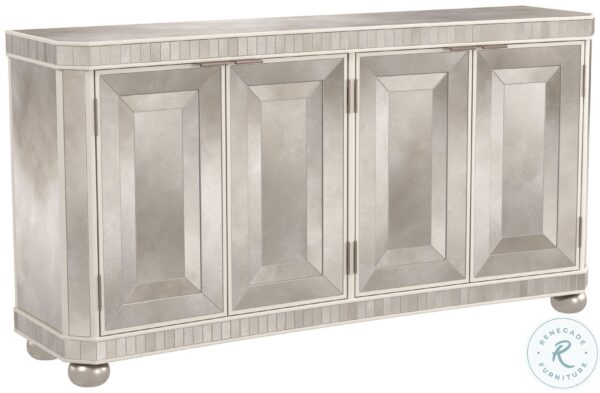 Moiselle Antique Mirror And Silverleaf 4 Door Server1 scaled