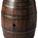 Rustic Mountain Lodge 6044120 Barrel Table – Vintage Charm