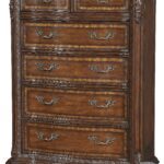 Old World Dresser Chest with 6 drawers