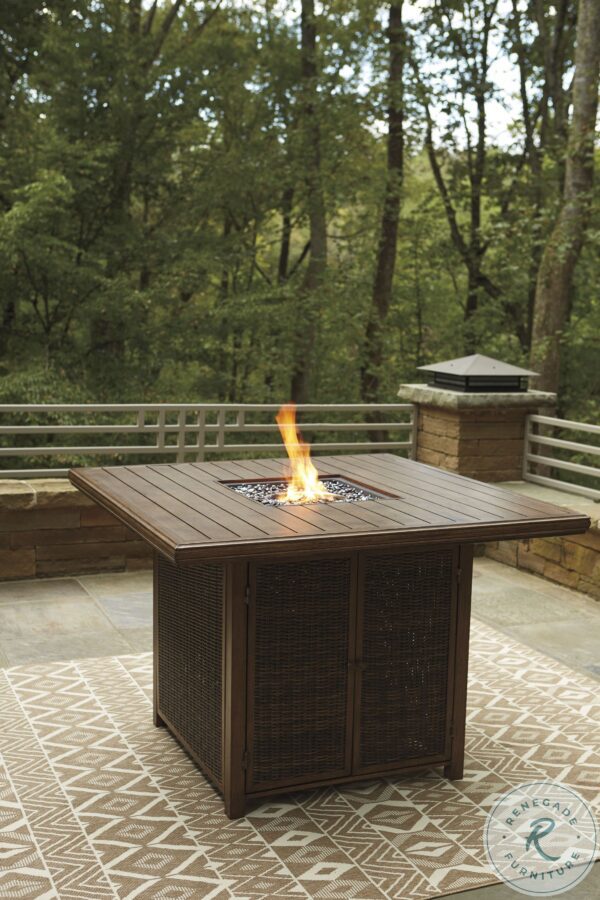 Paradise Trail Medium Brown Outdoor Square Bar Table with Fire Pit6 1 scaled