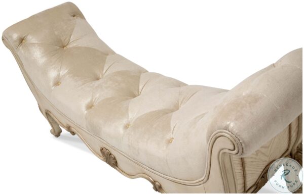 Platine De Royale Champagne Bed Bench3 scaled