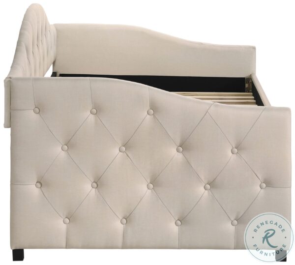 Sadie Taupe and Black Twin Daybed with Trundle4 scaled