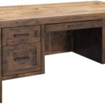 Sausalito Whiskey Executive Desk – Sophisticated Office Elegance