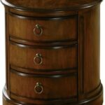 Elegant Special Reserve Brown Chairside Chest – Compact Storage