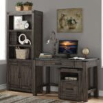 Storehouse Gray Writing Desk – Stylish and Functional Workspace