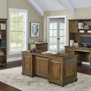 Porter Brown Credenza – Classic Style with Modern Functionality