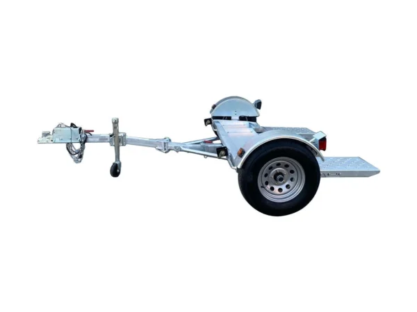 Galvanized Stow and Go Folding Car Tow Dolly with Surge Brake RV Trailer 4900 lb - Image 2